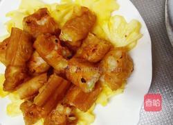 菠萝油条虾的做法图解11