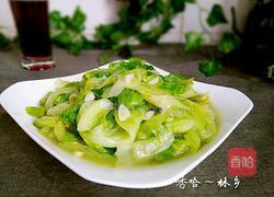 农家炒生菜的做法图解8