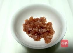 榆钱玉米饼炒肉丁的做法图解3
