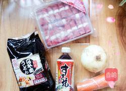 牛丼乌冬面的做法图解1