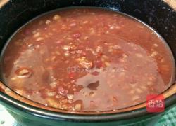 红枣红米红豆核桃粥的做法图解4