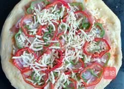 芝士培根披萨的做法图解16