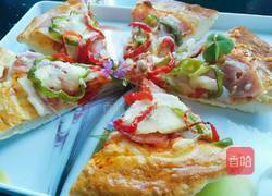 芝士培根披萨的做法图解19