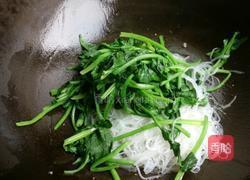 菠菜粉丝炒鸡蛋的做法图解6