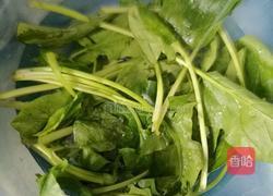 菠菜肉丝粉儿的做法图解1