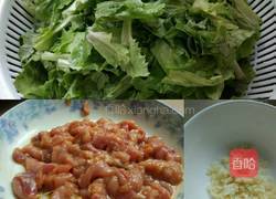 生菜炒肉的做法图解1