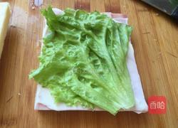 鸡蛋火腿三明治的做法图解5