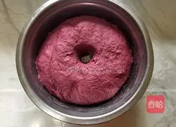 Purple Sweet Potato and Rose Steamed Buns Recipe Illustration 4