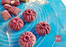 紫薯香干肉包的做法图解10