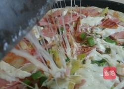 自制美味芦笋肘花火腿披萨的做法图解9