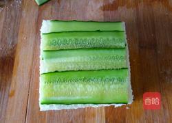 黄瓜胡罗卜煎蛋三明治的做法图解5