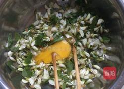 油煎槐花的做法图解2