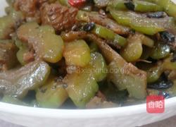 苦瓜炒猪肉的做法图解8