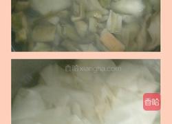 笋炒芋苗的做法图解3