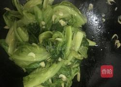 蒜末虾米生菜的做法图解9