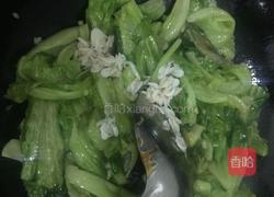 蒜末虾米生菜的做法图解8