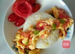 西红柿炒鸡蛋盖饭的做法图解4