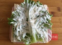 菠菜吐司三明治的做法图解4