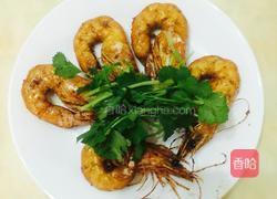 香煎美极斑节虾的做法图解14