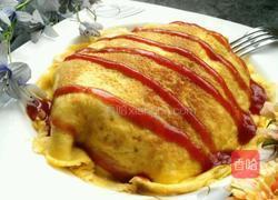 万人迷爆款茄汁蛋包饭的做法图解9