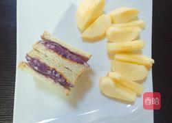 紫薯山药泥吐司的做法图解5