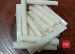 香菇炒年糕的做法图解2