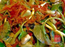 折耳根拌胡豆的做法图解1