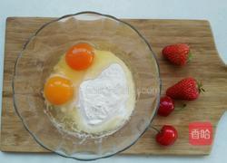 草莓松饼（原创）的做法图解2