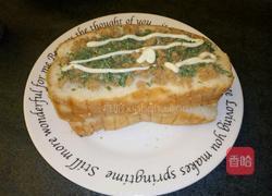 香葱肉松三明治的做法图解7