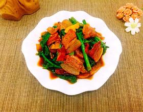 腊肉炒菜苔[图]
