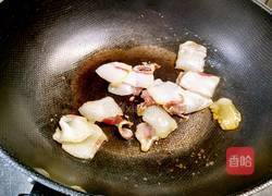 腊肉腌菜炒香椿的做法图解5