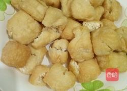 油豆腐炒肉的做法图解1