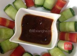 彩蔬沾酱的做法图解5