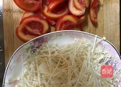 茄汁金针菇的做法图解1