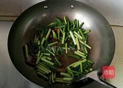 蒜苔炒肉的做法图解5