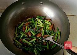 蒜苔炒肉的做法图解9