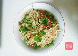 白灼金针菇的做法图解7