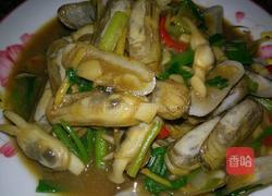 爆炒蛏子的做法图解7