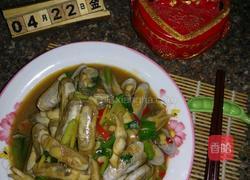 爆炒蛏子的做法图解1