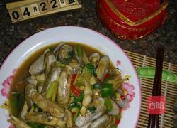 爆炒蛏子的做法图解8