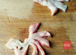 榨菜鸡胗花的做法图解4