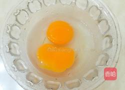 槐花煎蛋的做法圖解2