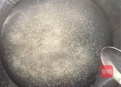 草莓牛奶西米露的做法图解3