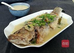 清炖鲈鱼的做法图解7