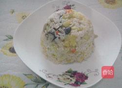 电饭锅版–土豆香菇焖饭的做法图解1