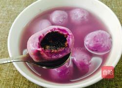 紫薯黑芝麻汤圆的做法图解16
