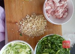 花生滕蒿瘦肉疙瘩汤的做法图解2