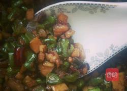 蘑菇豆角肉丁拌面的做法图解6