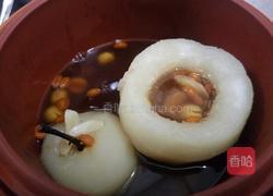 黑糖莲子百合炖雪梨的做法图解9