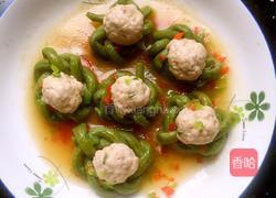 花式豆角蒸肉丸的做法图解7